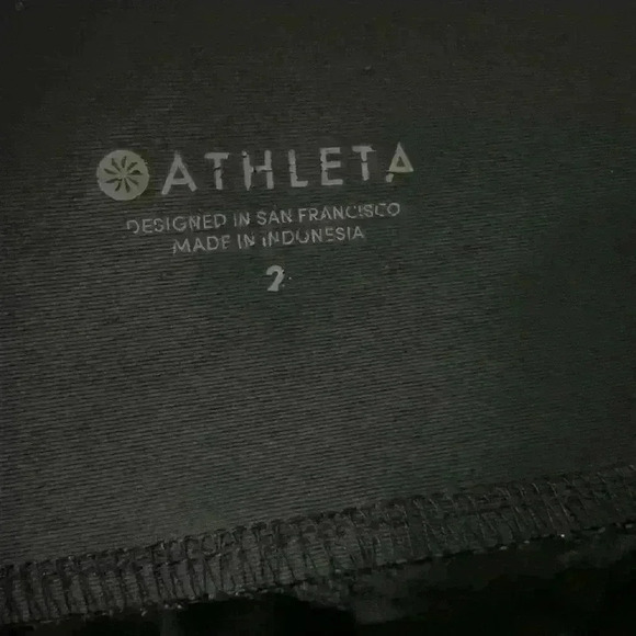 Athleta Joggers grey size 2 with stretch, drawstring and pockets - Picture 4 of 5